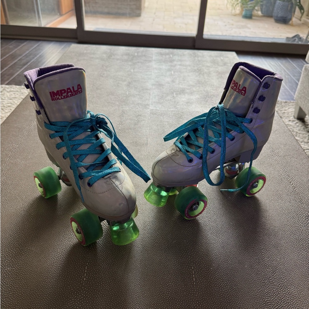Impala Women's Roller Skates with Green Wheels